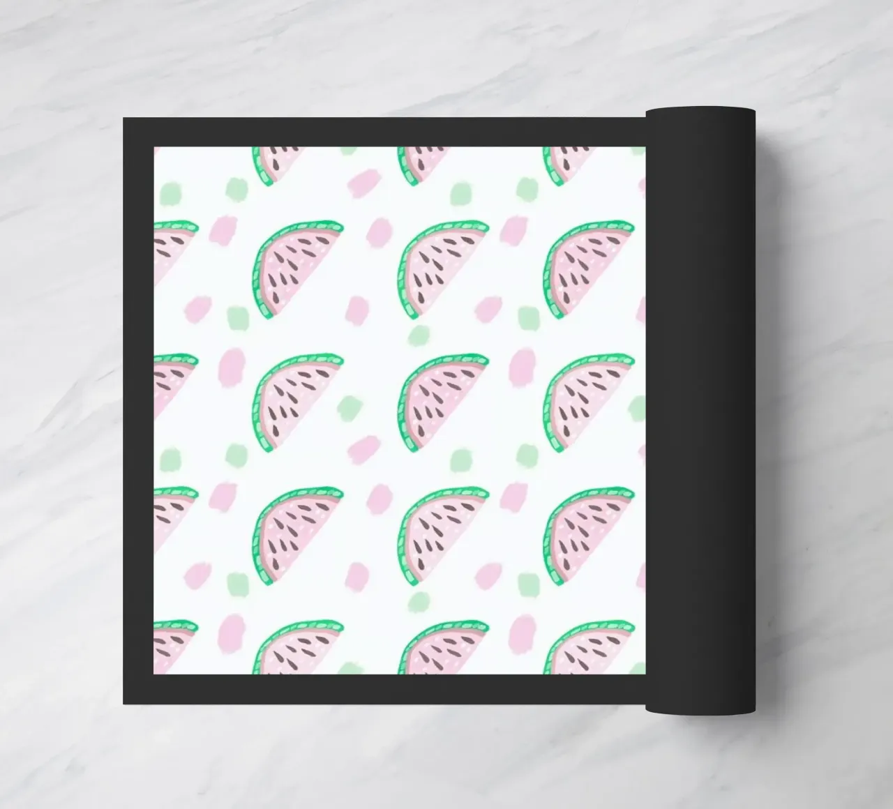 Watermelon Pattern Fußmatte von Vasare Nar