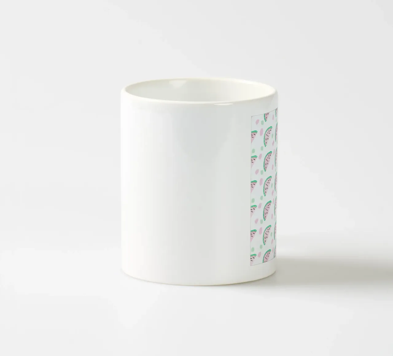Watermelon Pattern mug en céramique de Vasare Nar