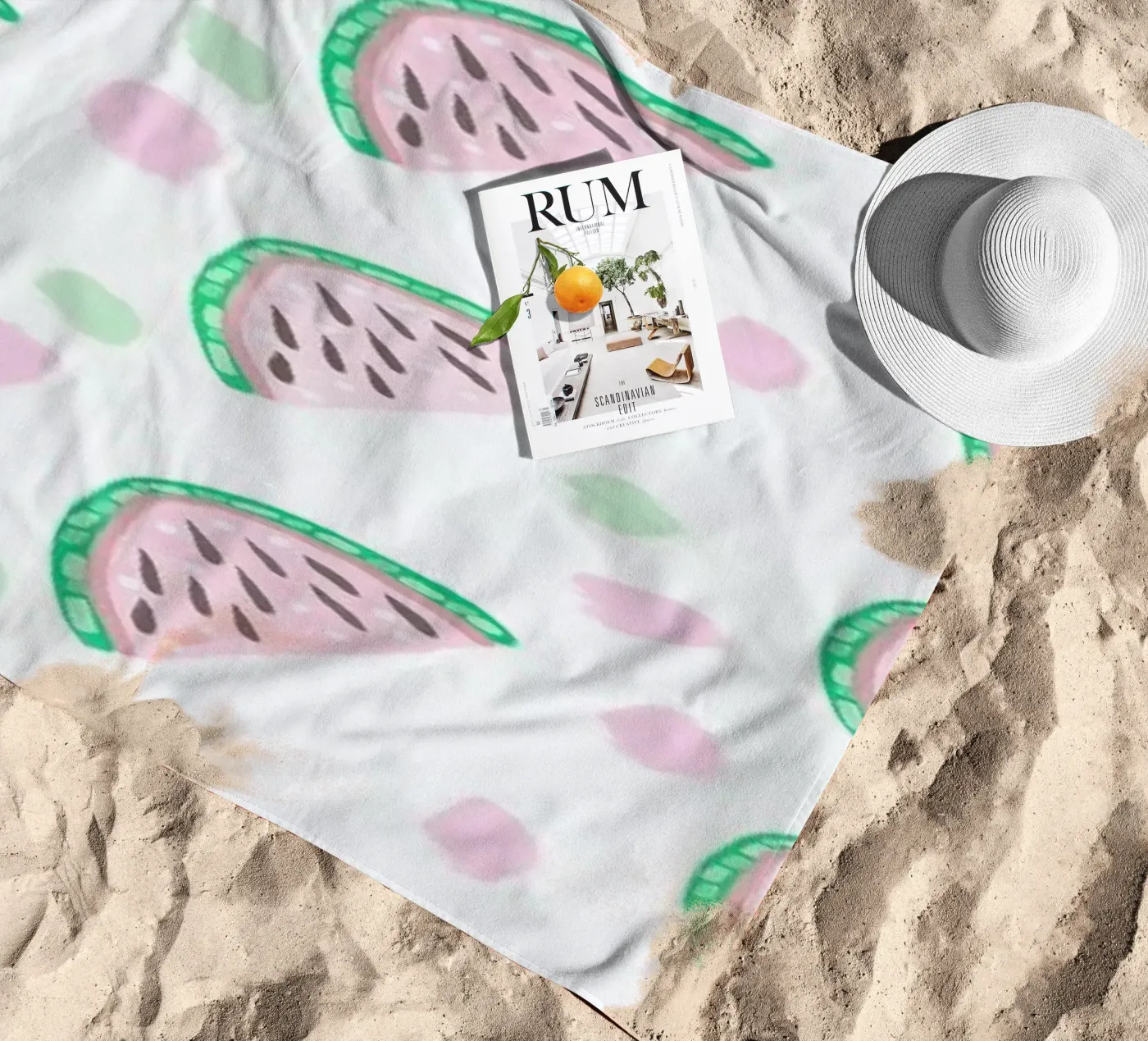 Watermelon Pattern serviette de plage de Vasare Nar