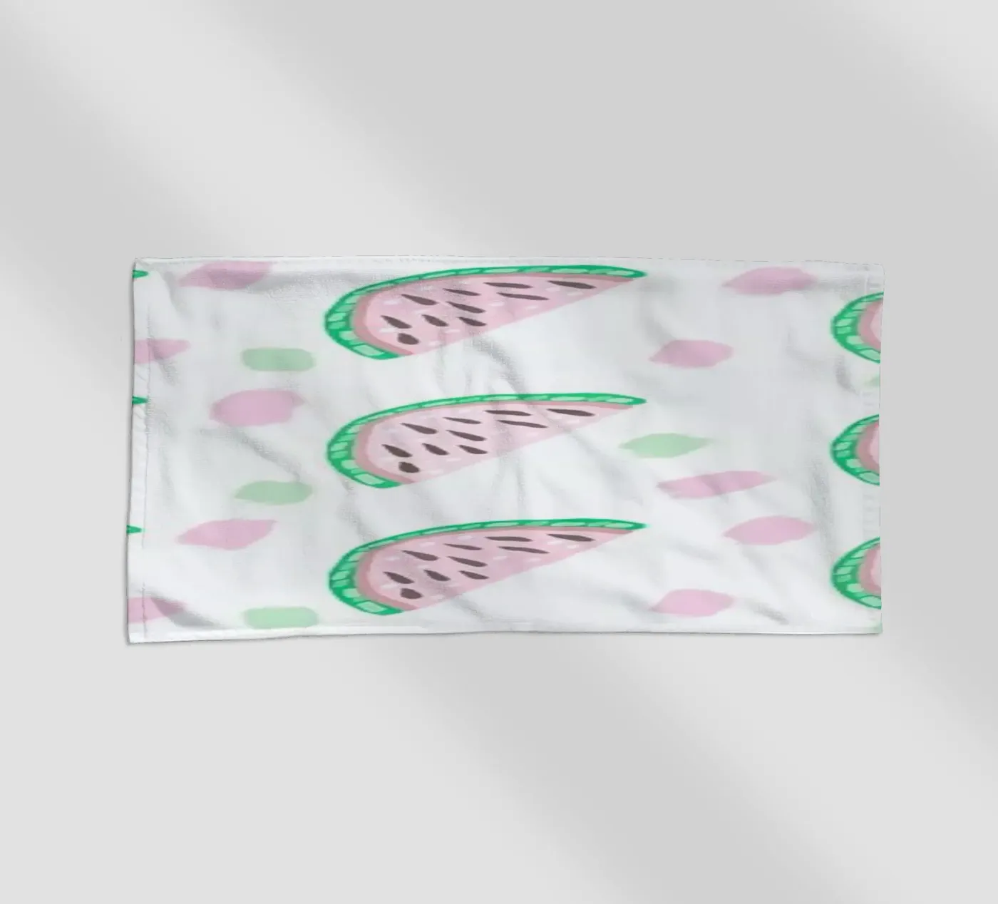 Watermelon Pattern beach towel by Vasare Nar