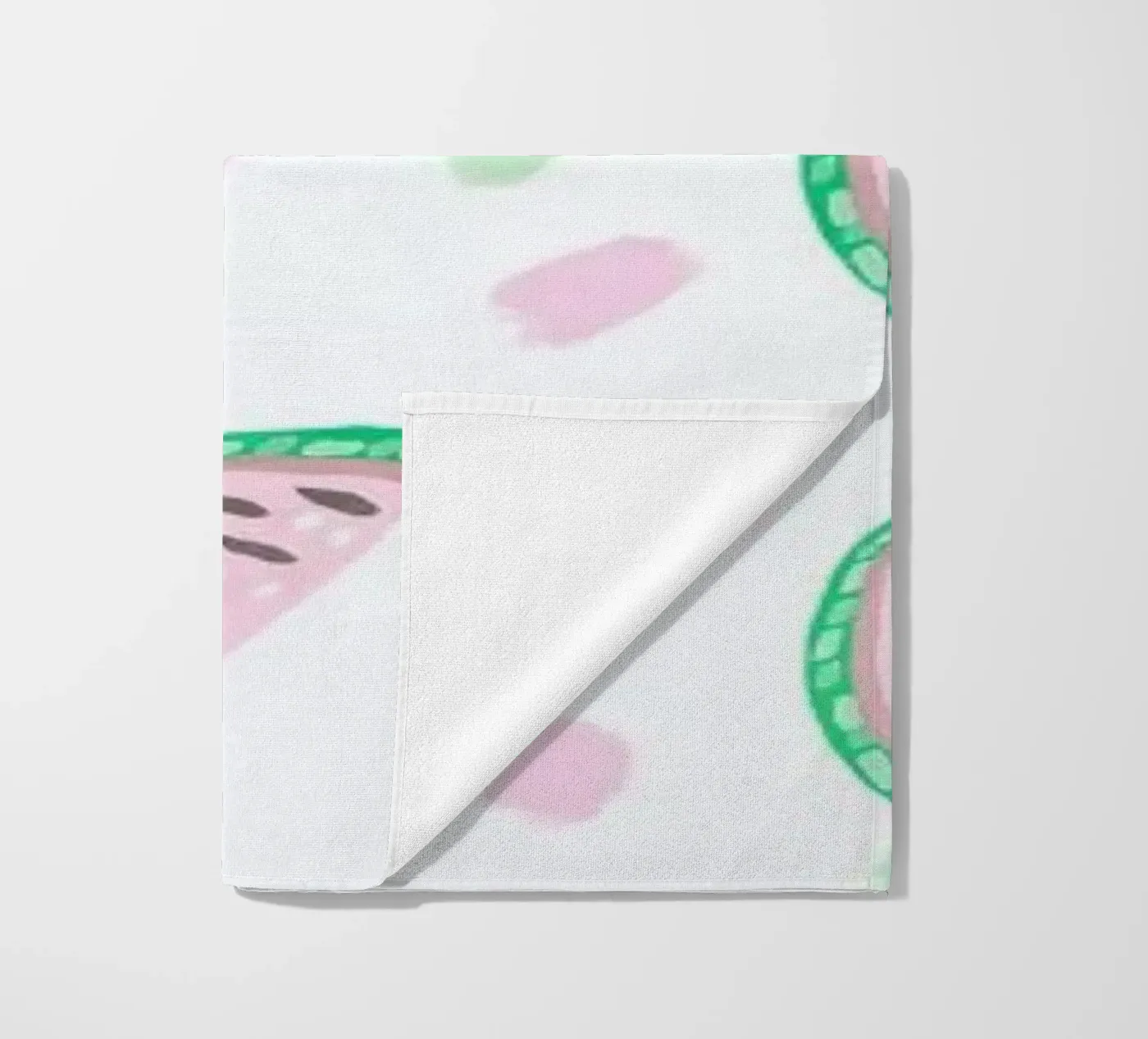 Watermelon Pattern beach towel by Vasare Nar