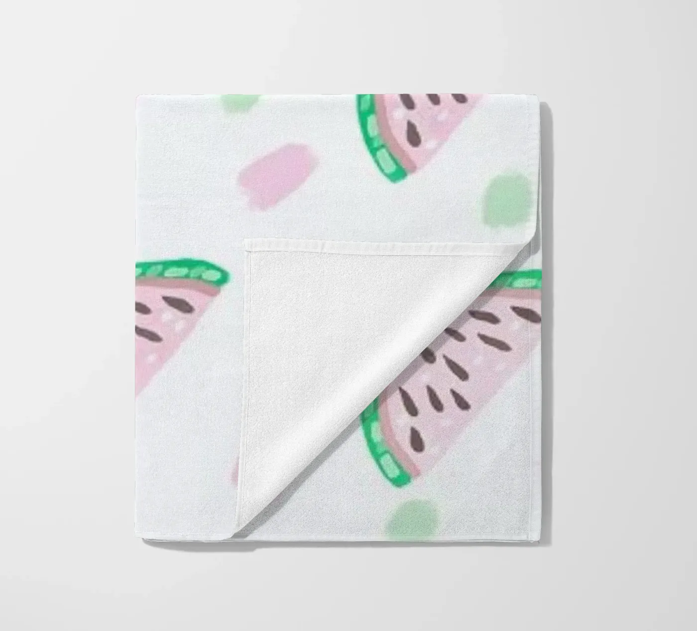 Watermelon Pattern beach towel by Vasare Nar