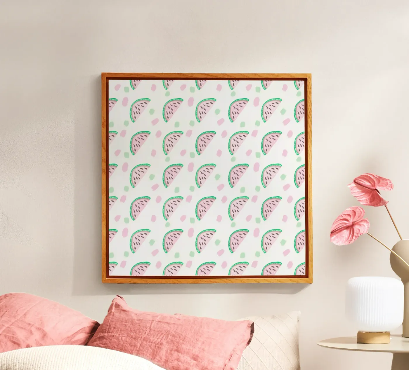 Watermelon Pattern Acryl-Glas von Vasare Nar