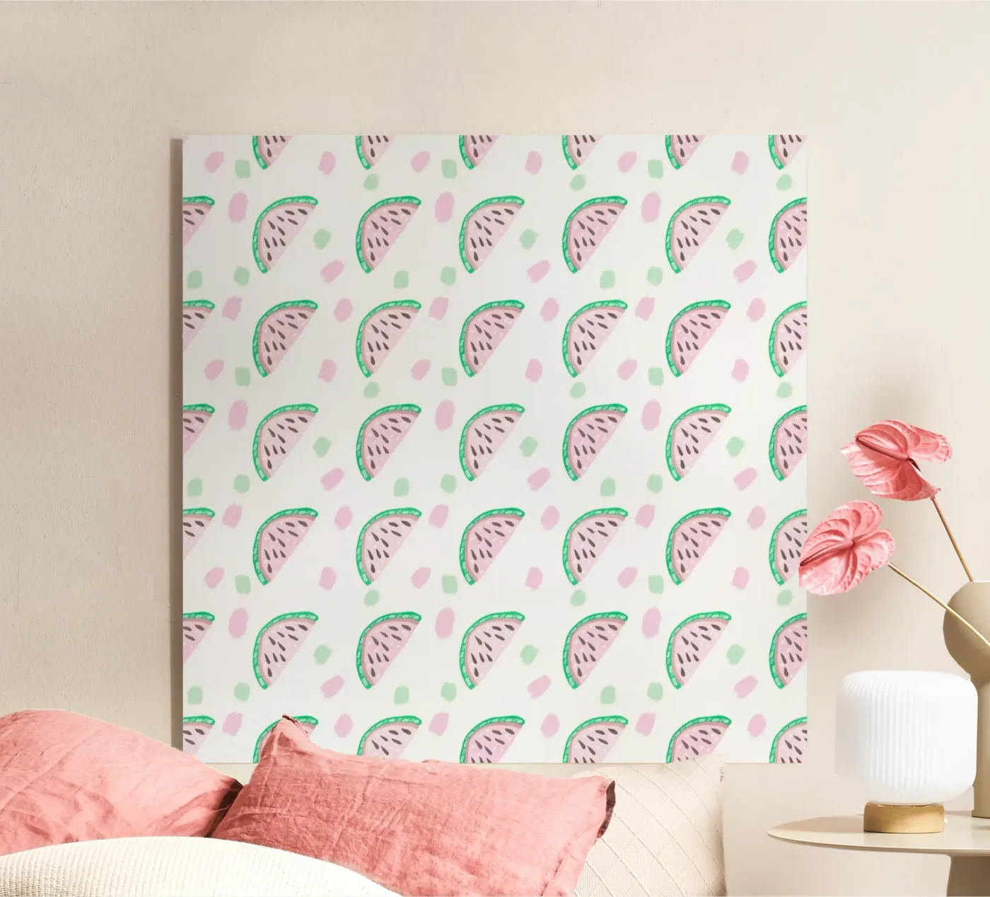 Watermelon Pattern Acryl-Glas von Vasare Nar