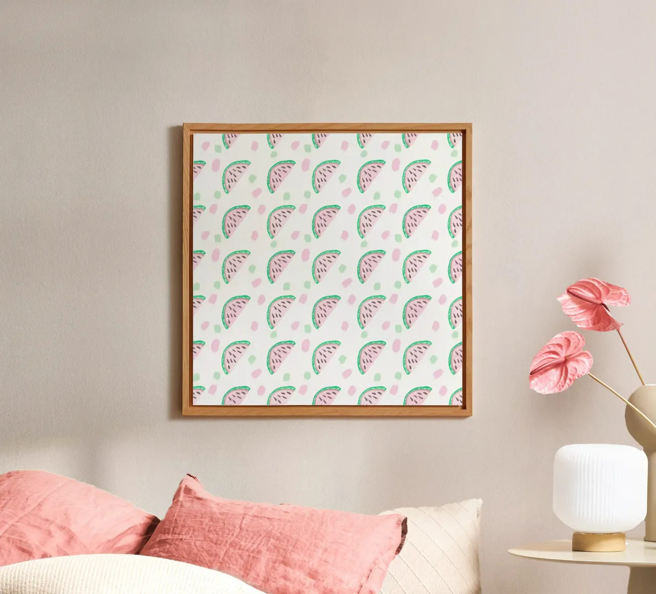 Watermelon Pattern forex plate by Vasare Nar