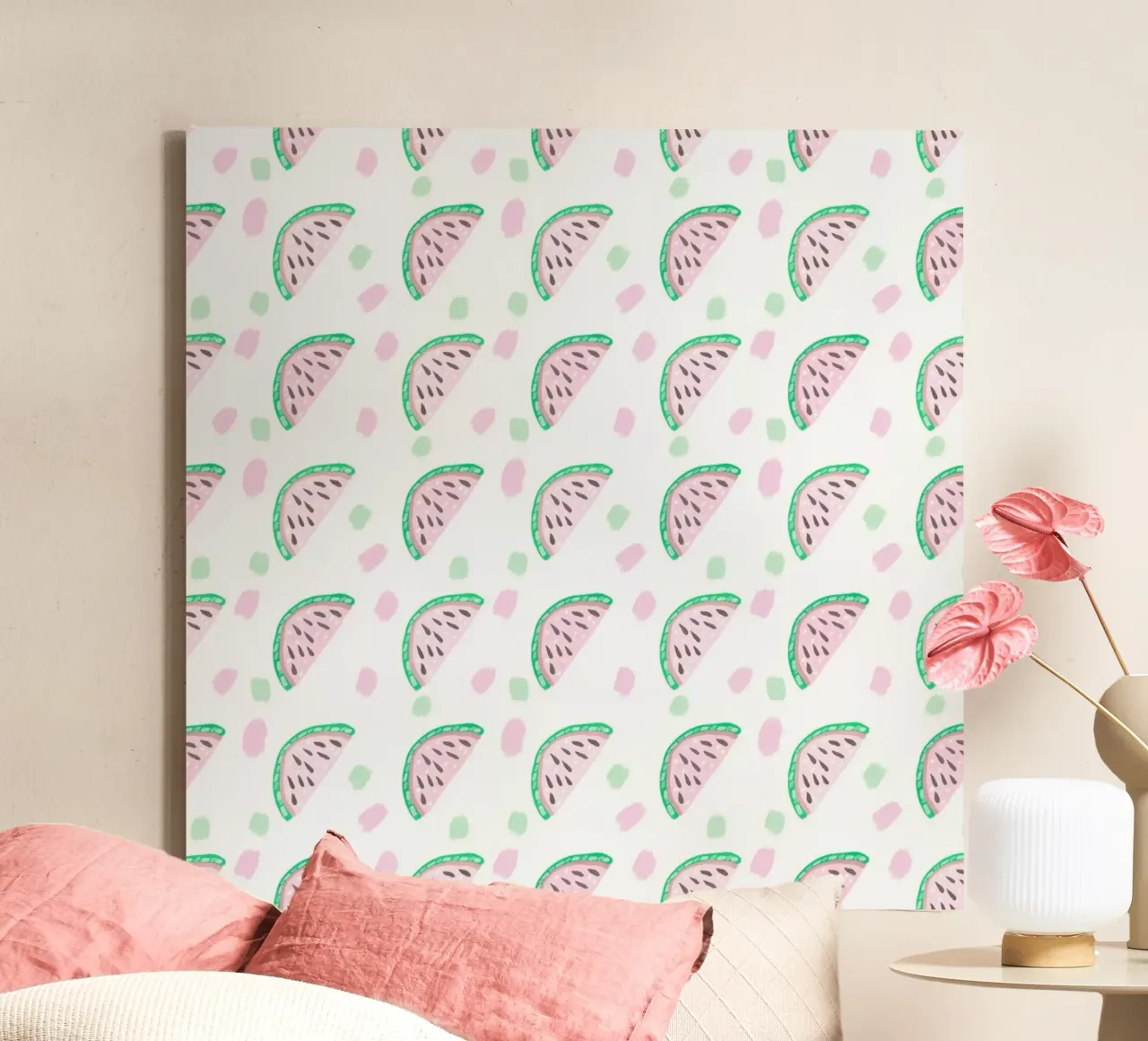 Watermelon Pattern tela da Vasare Nar