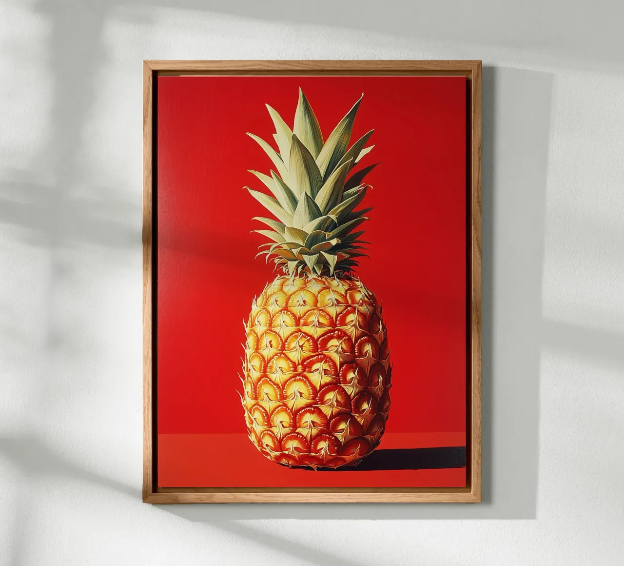 Ananas fiammeggiante alluminio dibond da Spice & Style