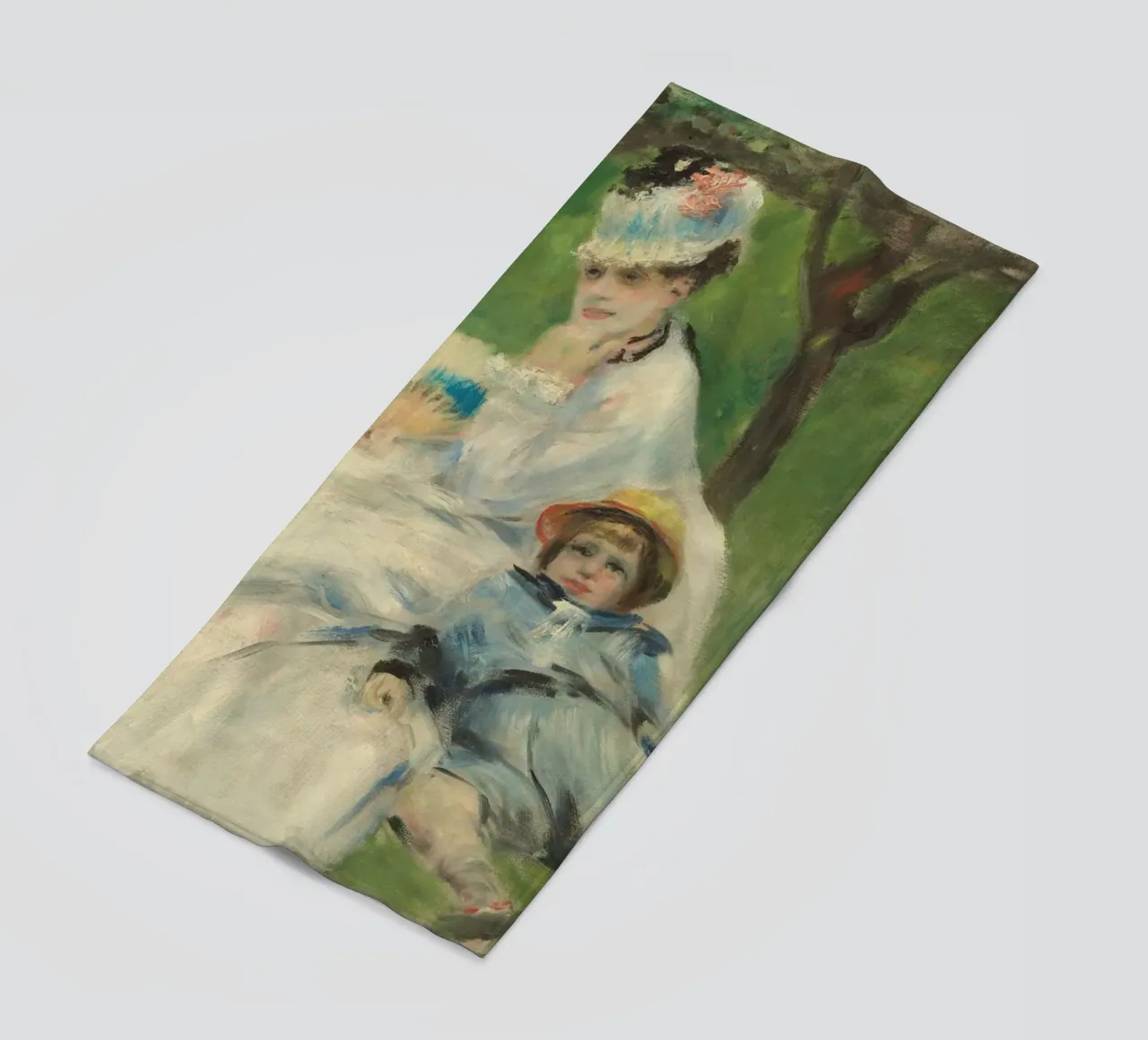Pierre-Auguste Renoir - Madame Monet e suo figlio telo mare da Timeless Artworks