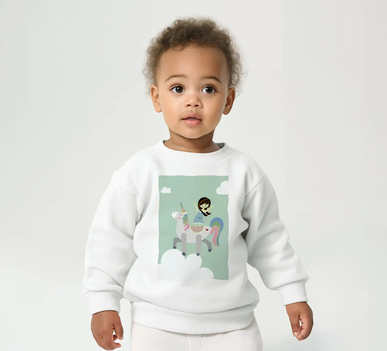 Unicorn baby sweatshirt van Sabrina Ziegenhorn