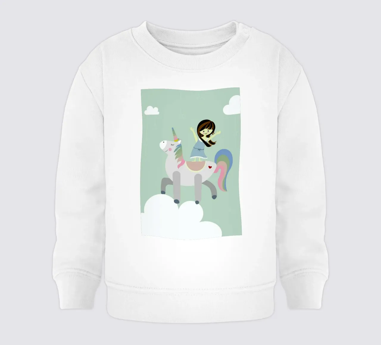 Unicorn baby sweatshirt van Sabrina Ziegenhorn