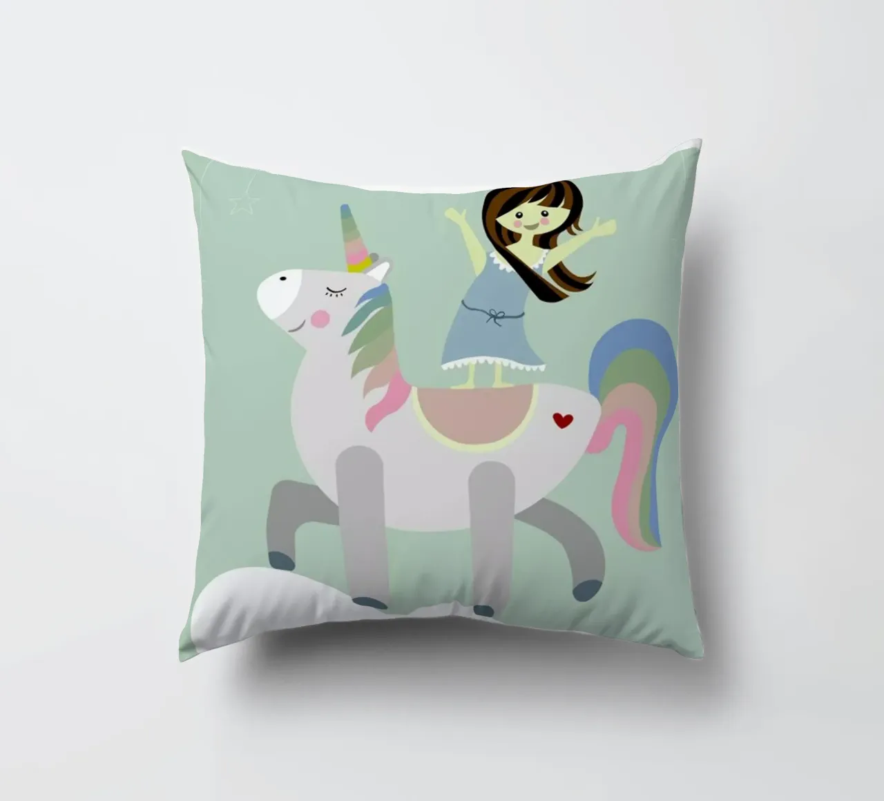 Unicorn cuscino da Sabrina Ziegenhorn