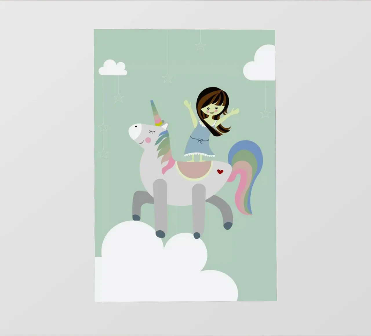 Unicorn telo in pvc da Sabrina Ziegenhorn