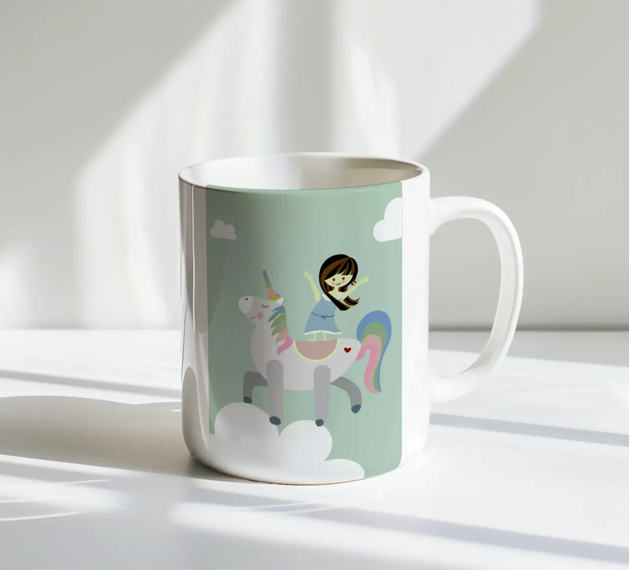 Unicorn keramische mok van Sabrina Ziegenhorn