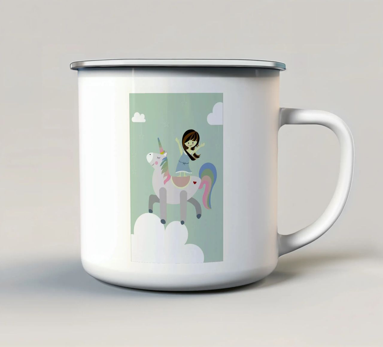 Unicorn tazza in smalto da Sabrina Ziegenhorn