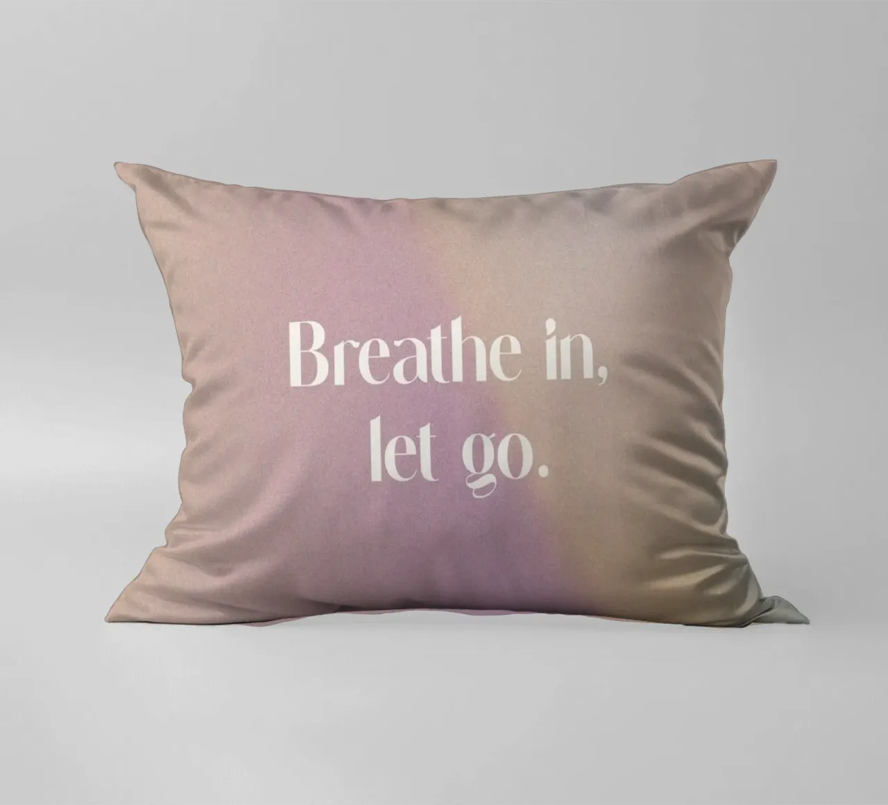 Breathe In Let Go cuscino da treechild
