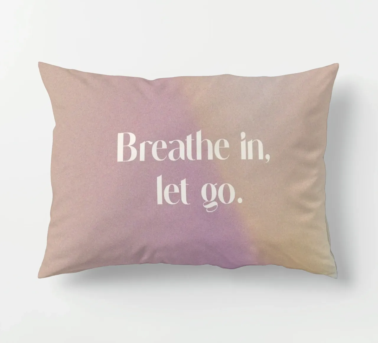 Breathe In Let Go cuscino da treechild