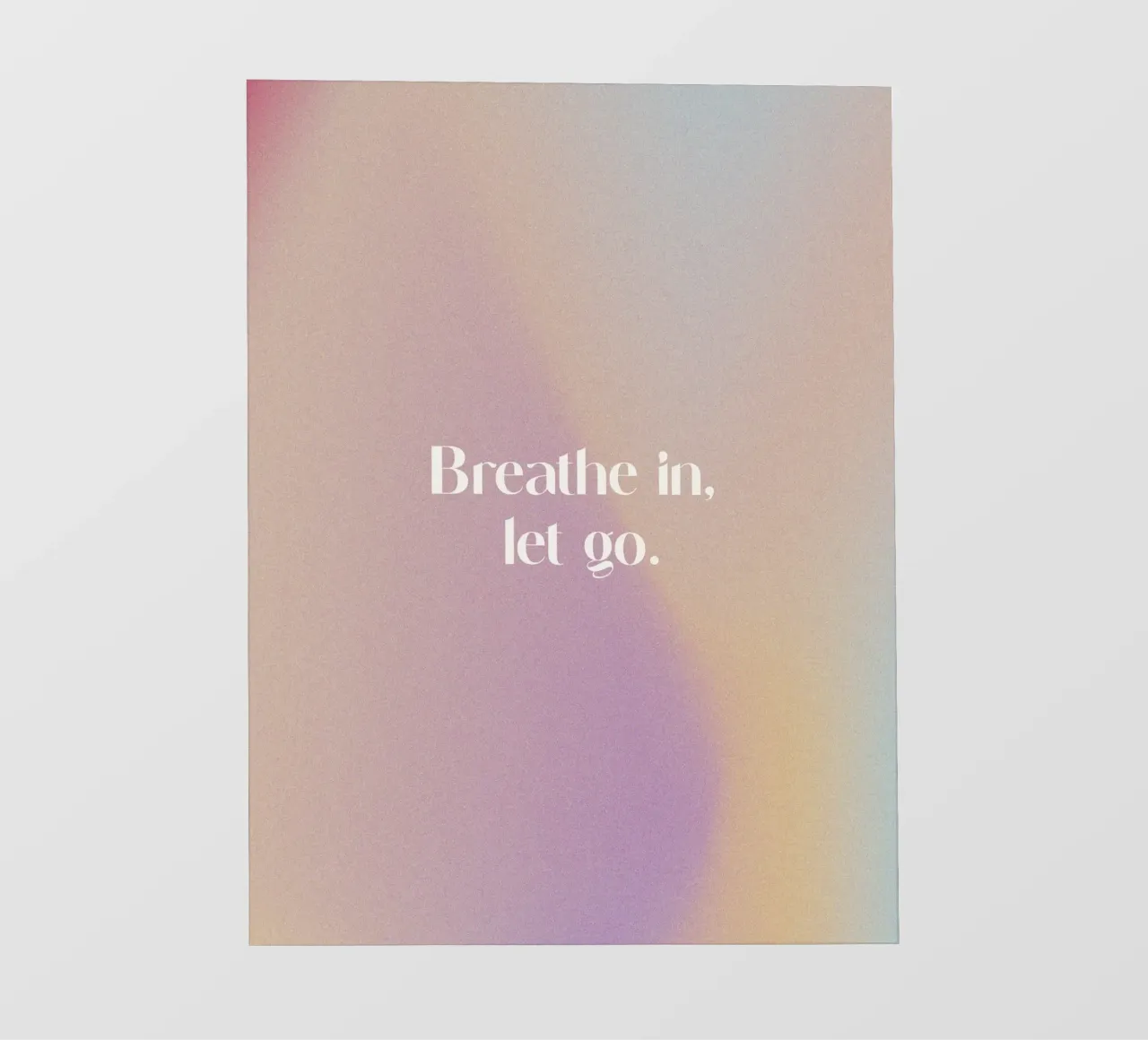 Breathe In Let Go pellicola backlit da treechild