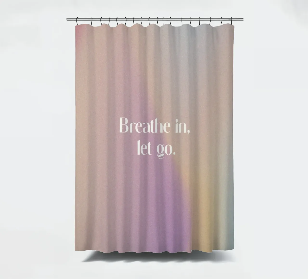 Breathe In Let Go tenda da doccia da treechild