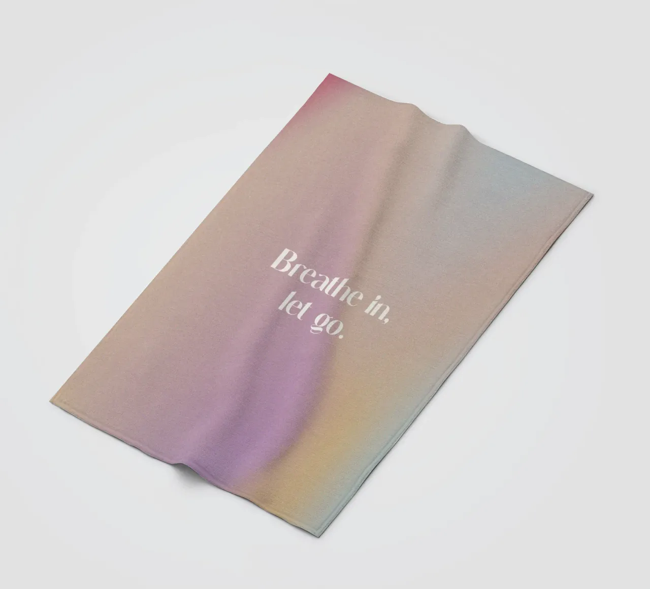 Breathe In Let Go coperta in pile da treechild