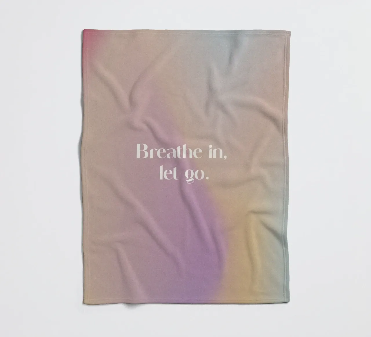 Breathe In Let Go coperta in pile da treechild