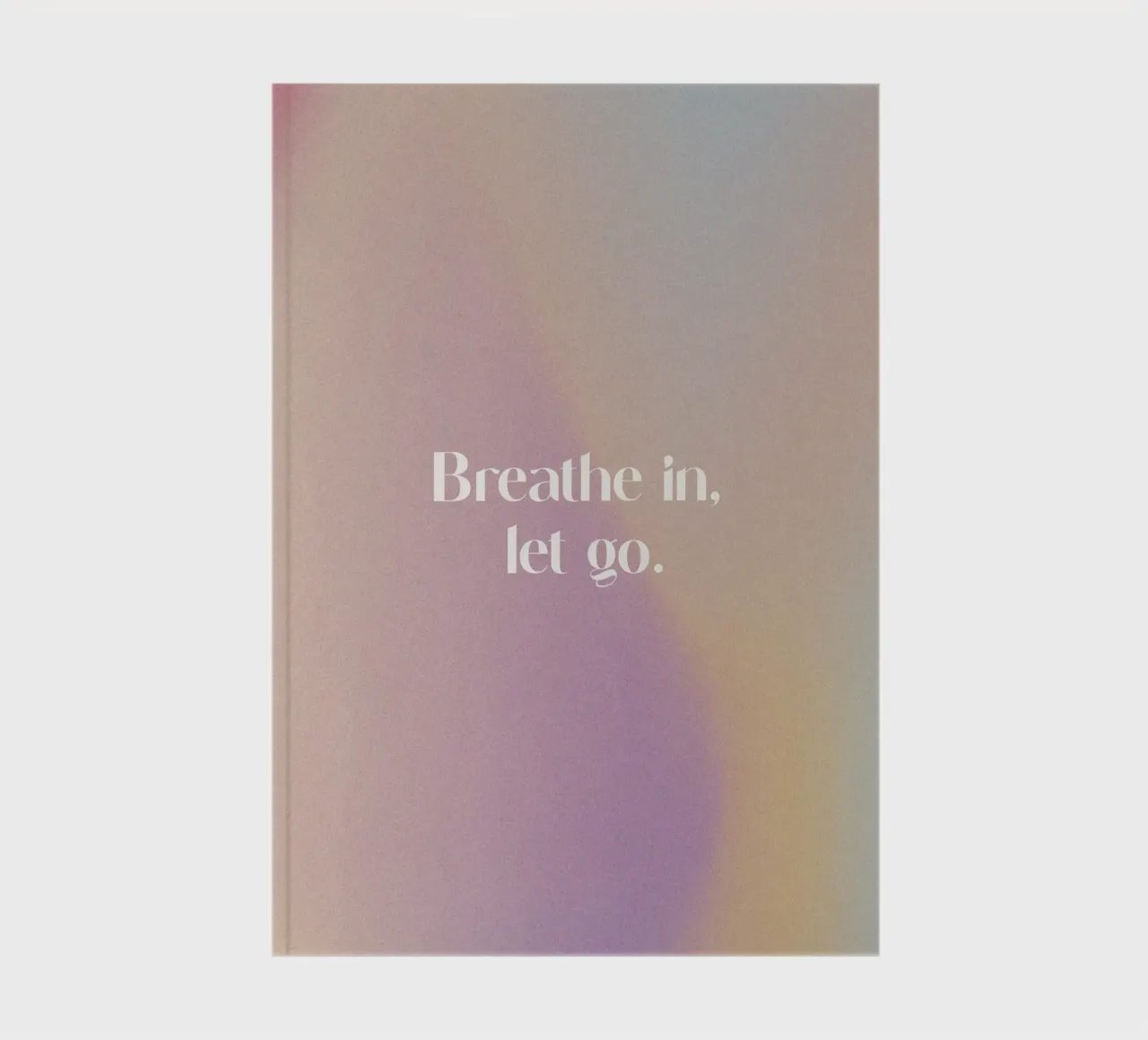 Breathe In Let Go notebook by treechild