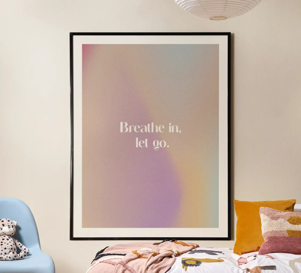 Breathe In Let Go carta hahnemühle da treechild