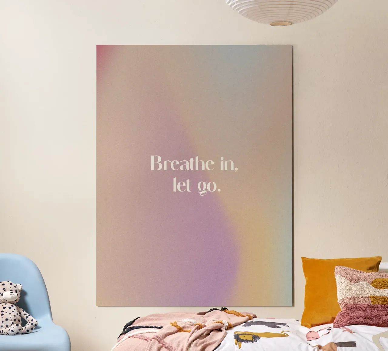 Breathe In Let Go carta hahnemühle da treechild