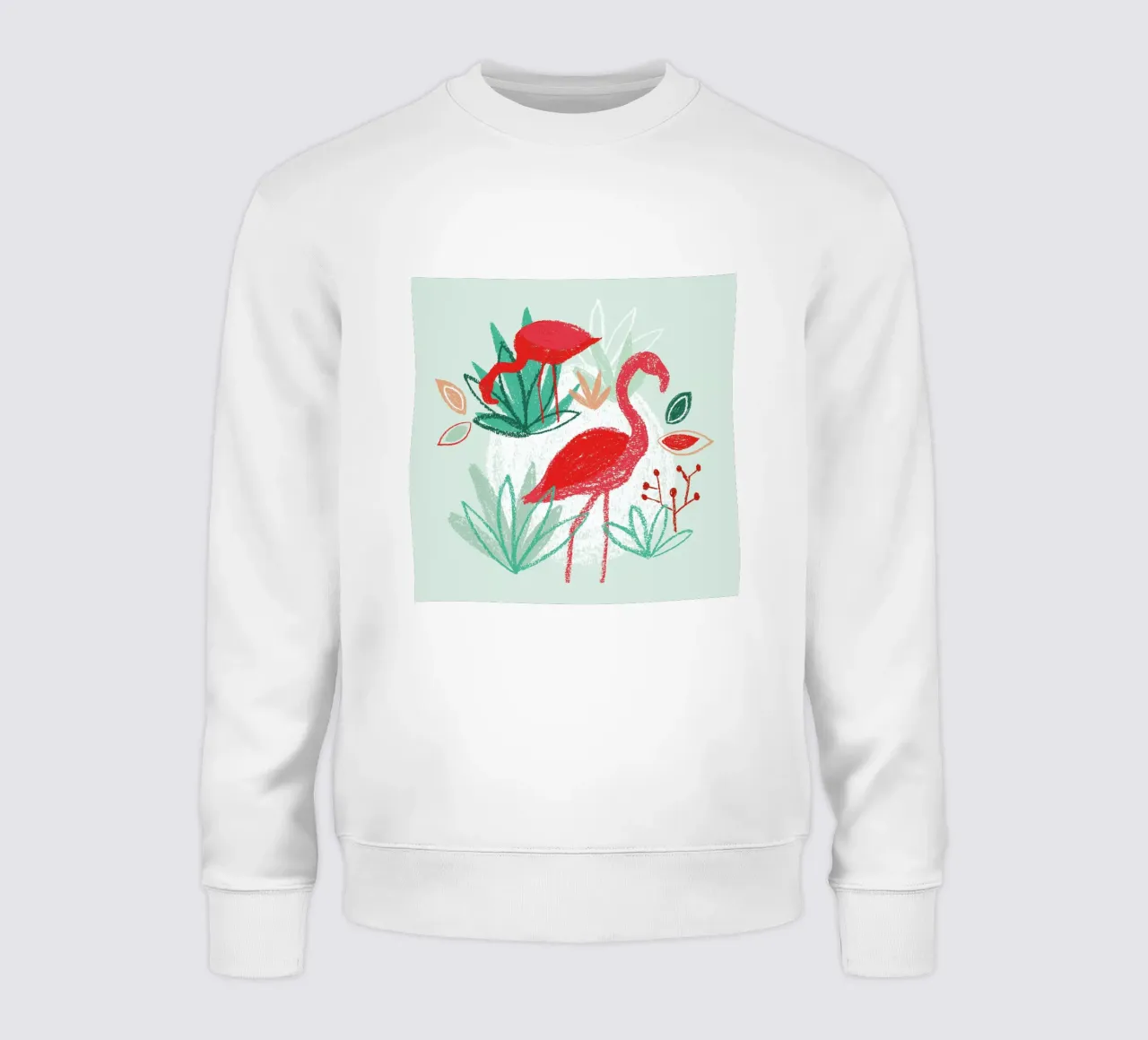 The Two Flamingos felpa da BlauMaschine