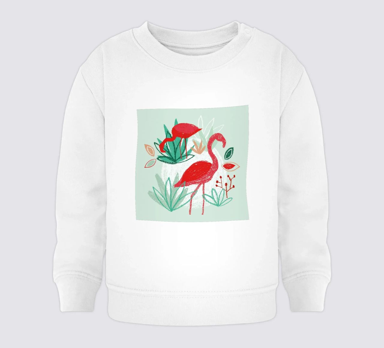 The Two Flamingos felpa neonato da BlauMaschine