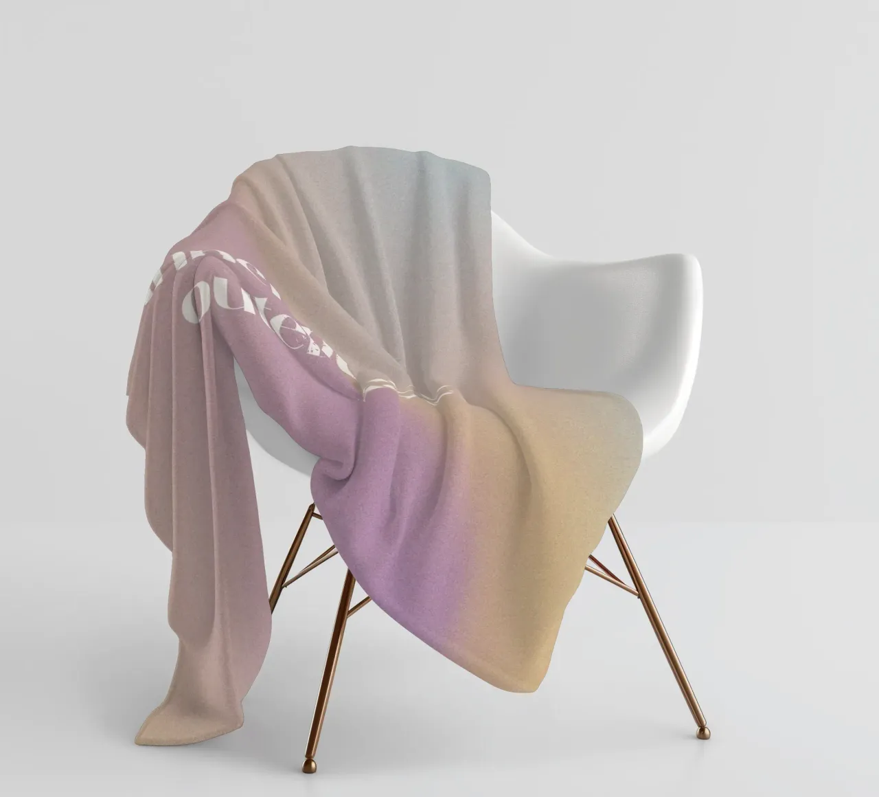 Inner Peace Outer Glow coperta in pile da treechild