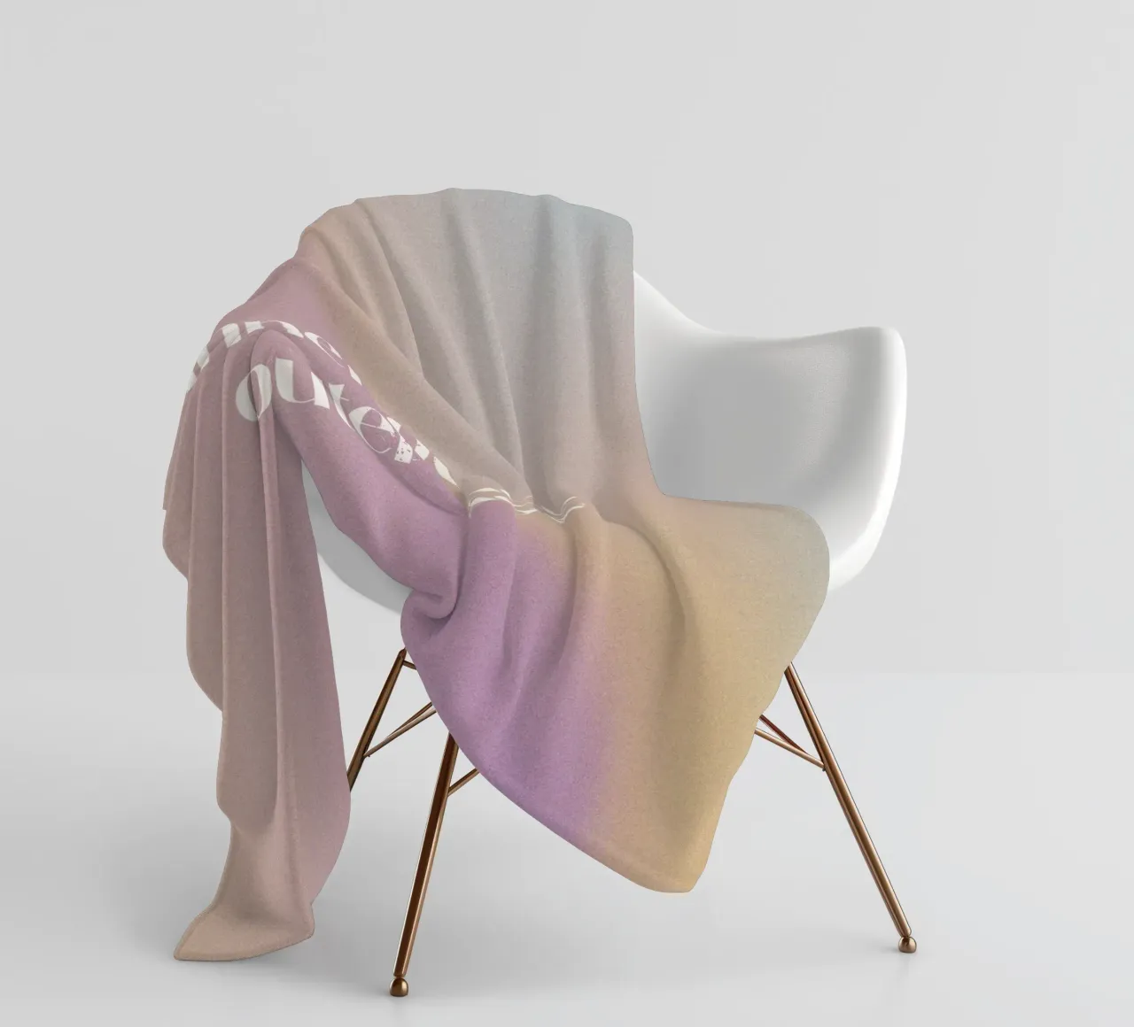 Inner Peace Outer Glow coperta in pile da treechild