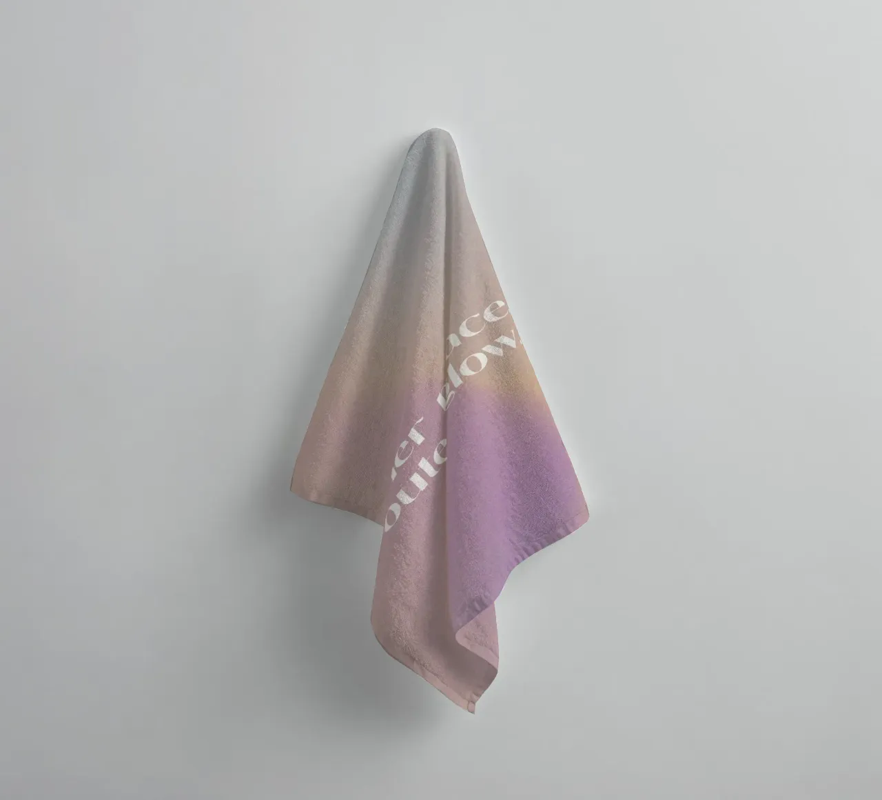 Inner Peace Outer Glow asciugamano da bagno da treechild