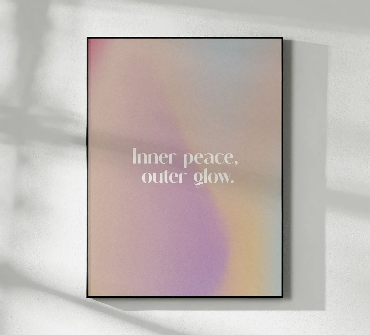 Inner Peace Outer Glow plexiglass da treechild