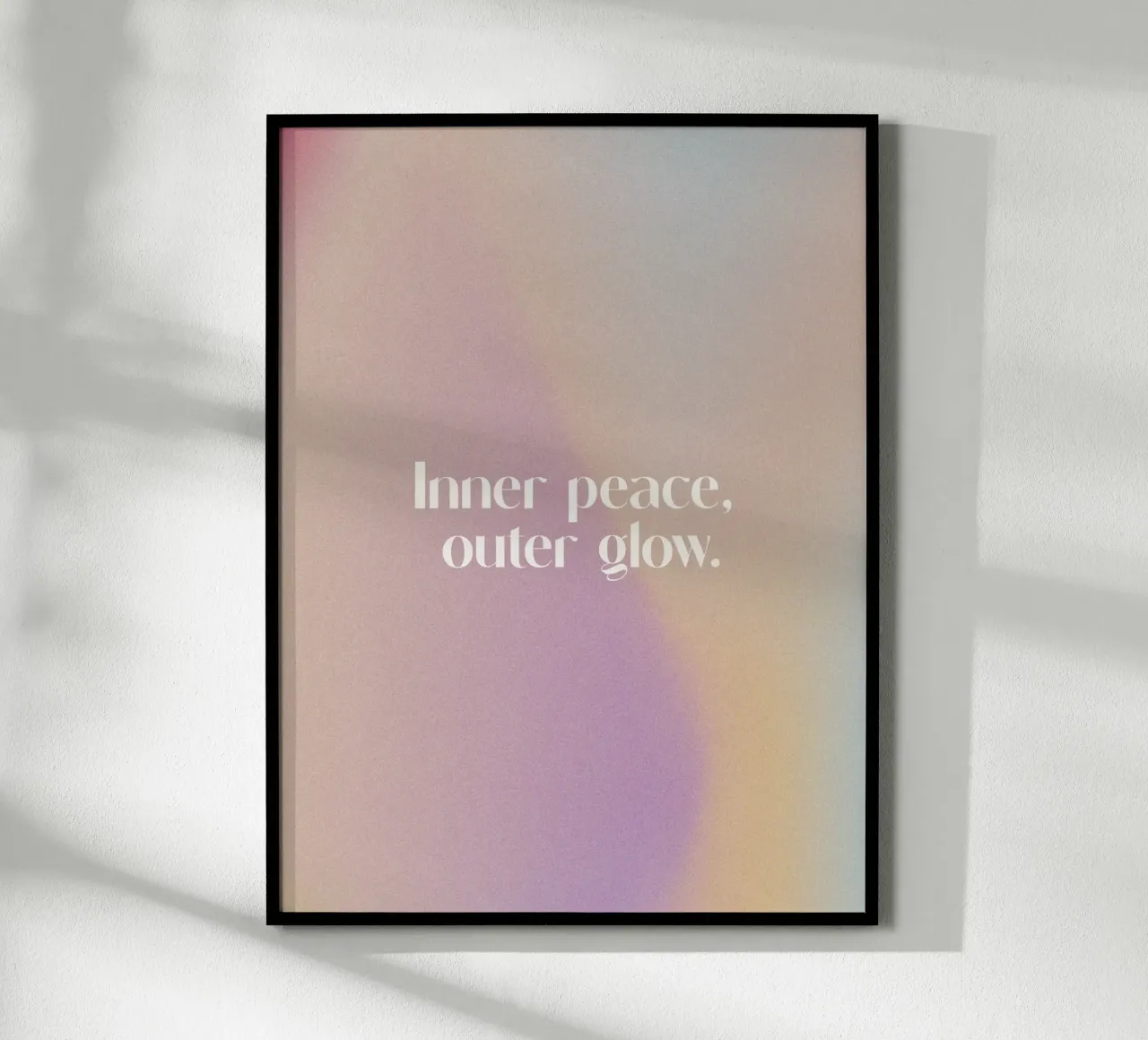 Inner Peace Outer Glow poster da treechild
