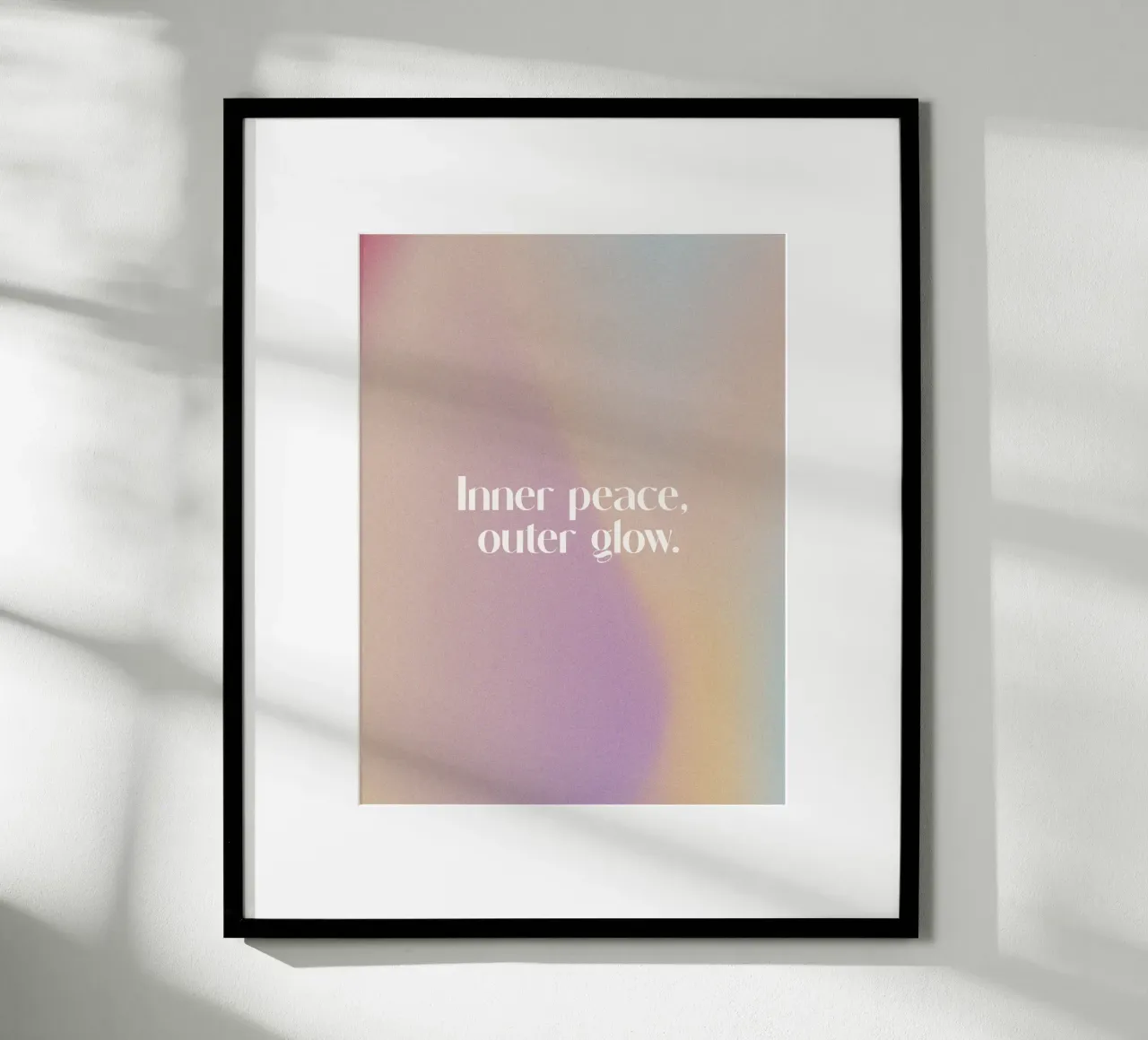 Inner Peace Outer Glow poster da treechild