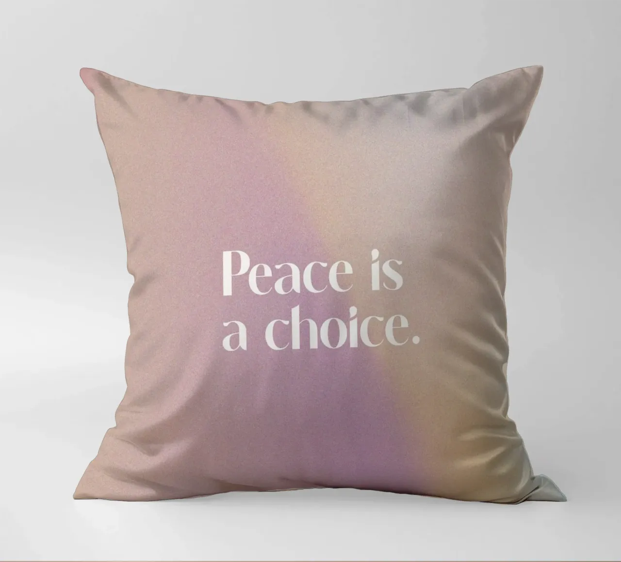 Peace Is A Choice cuscino da treechild