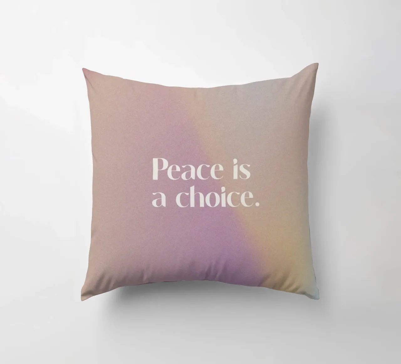 Peace Is A Choice cuscino da treechild