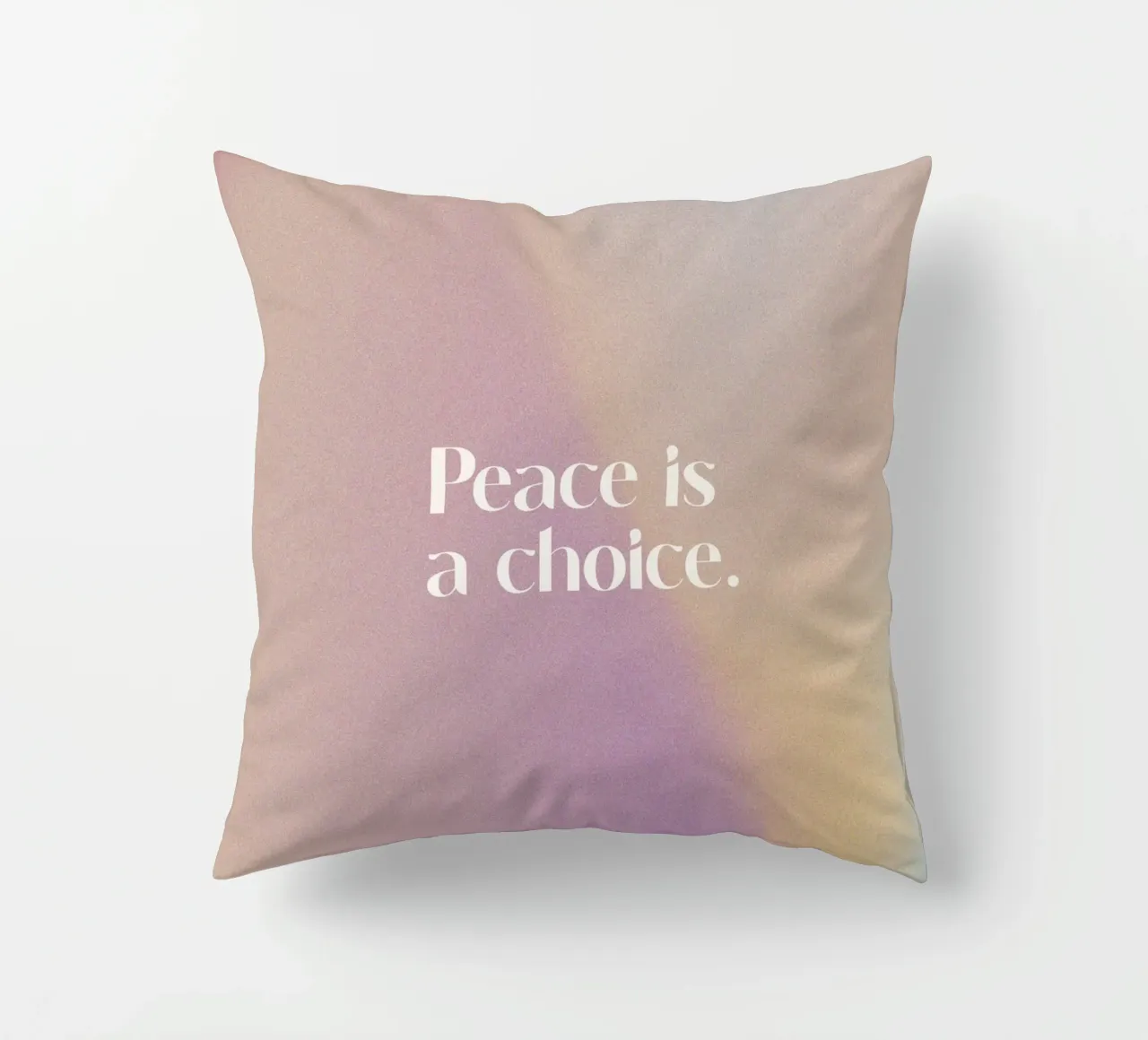 Peace Is A Choice cuscino da treechild