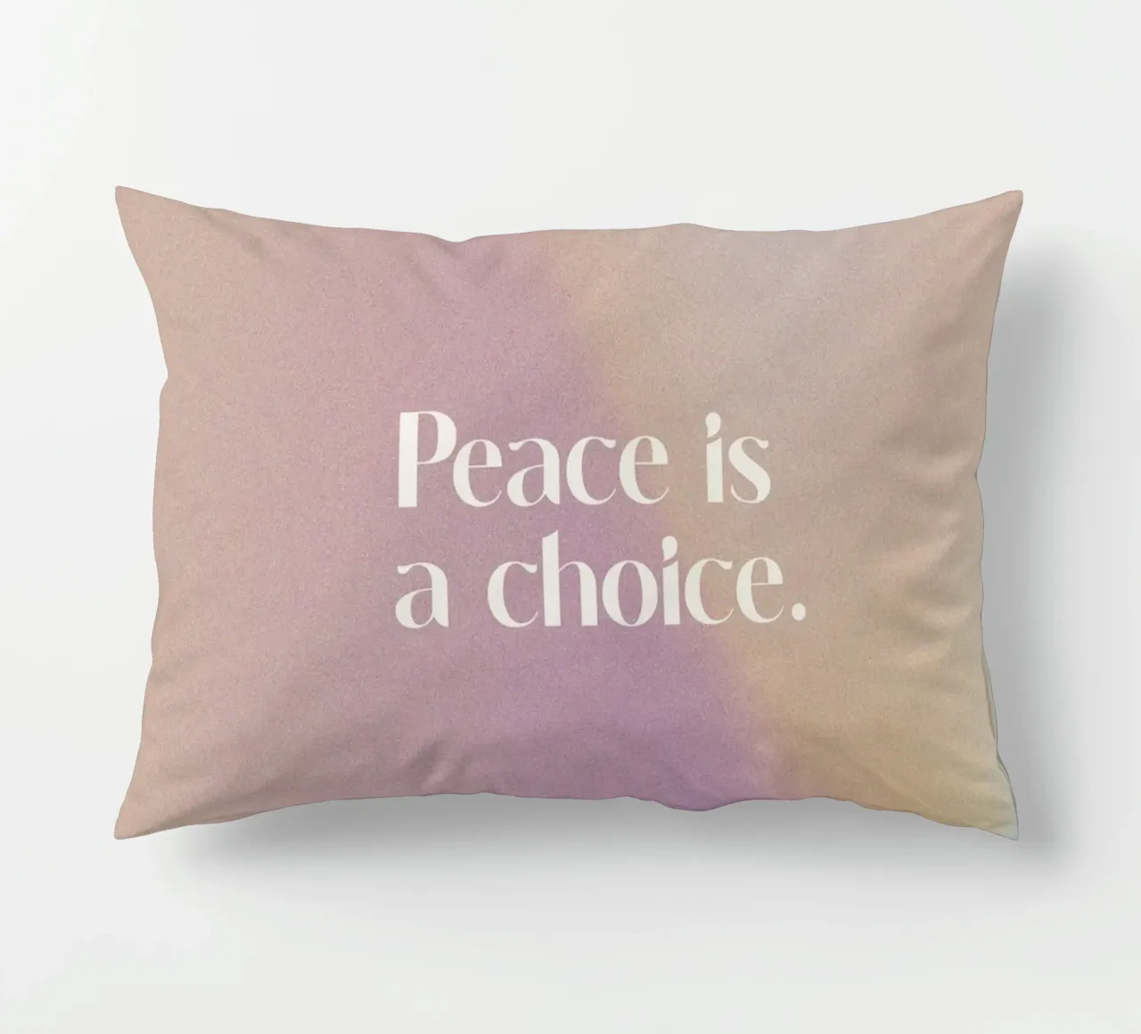 Peace Is A Choice cuscino da treechild