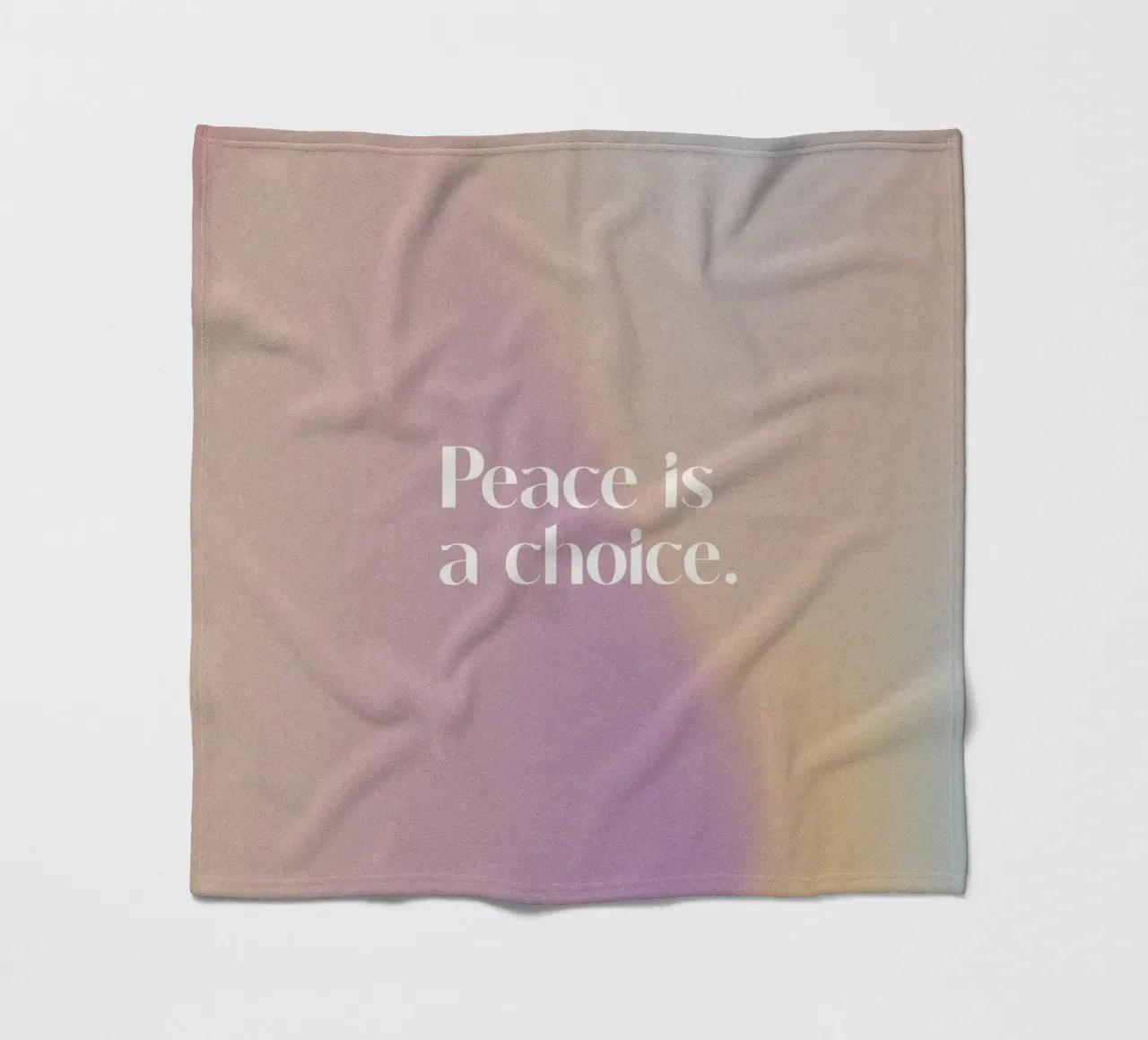 Peace Is A Choice coperta in pile da treechild