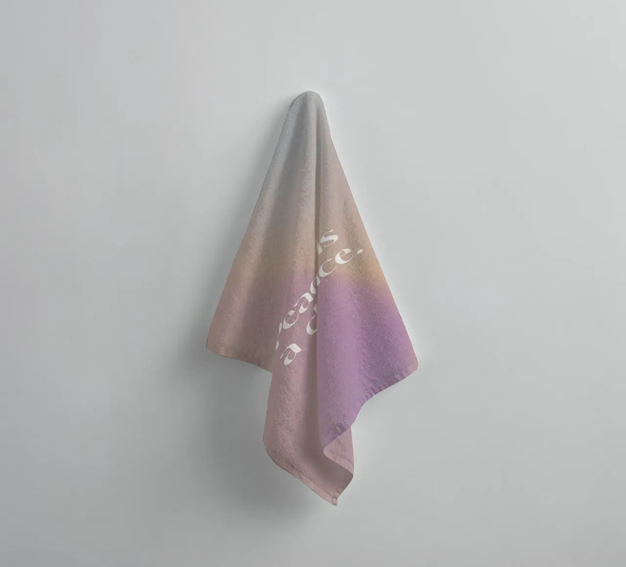 Peace Is A Choice asciugamano da bagno da treechild