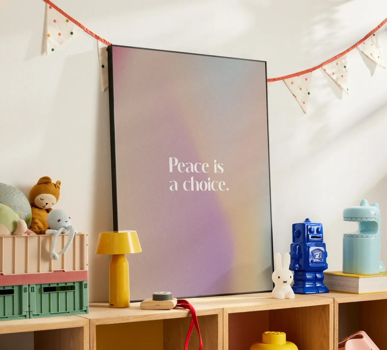 Peace Is A Choice alu-dibond by treechild