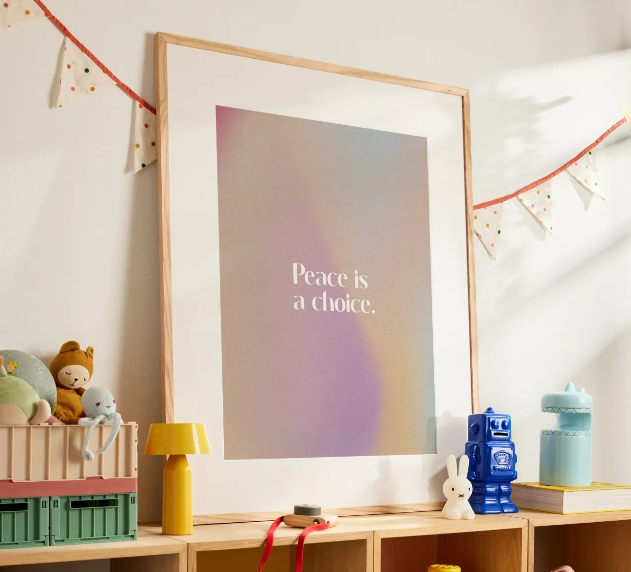 Peace Is A Choice carta hahnemühle da treechild