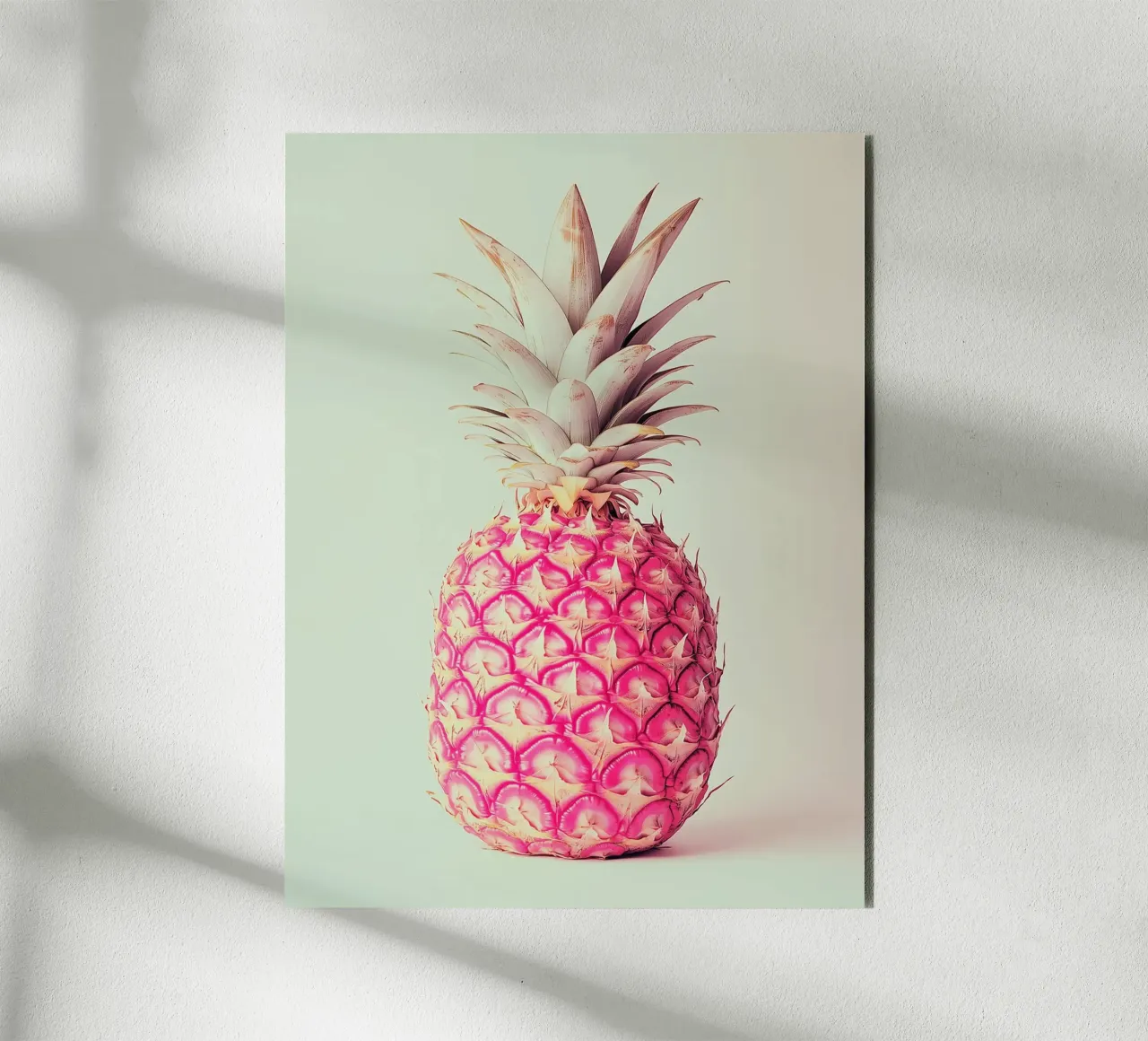 Pineapple rose alu-dibond by Spice & Style