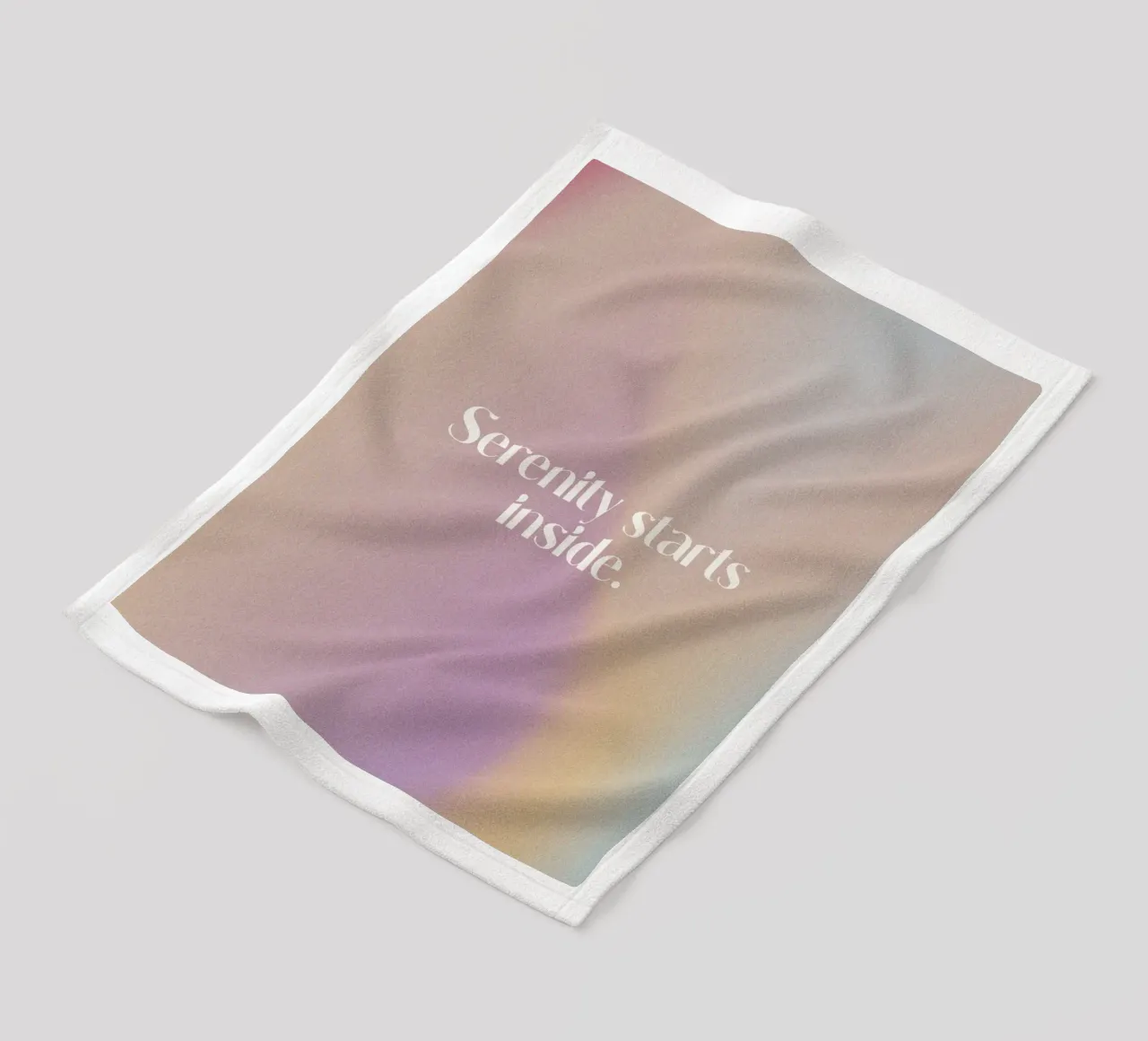 Serenity Starts Inside coperta in pile da treechild