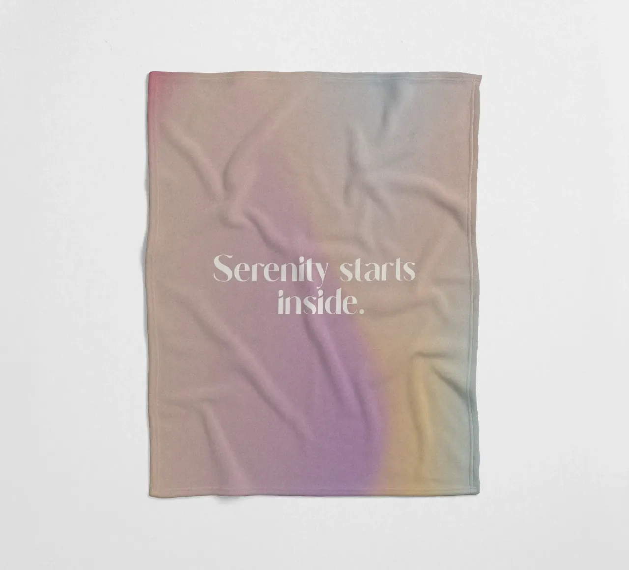 Serenity Starts Inside coperta in pile da treechild