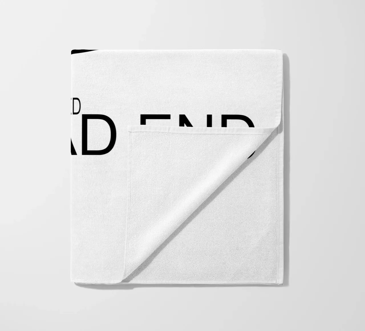 Dead End Funny Sarcastic Sarcasm Minimalistic beach towel by sillyindustries