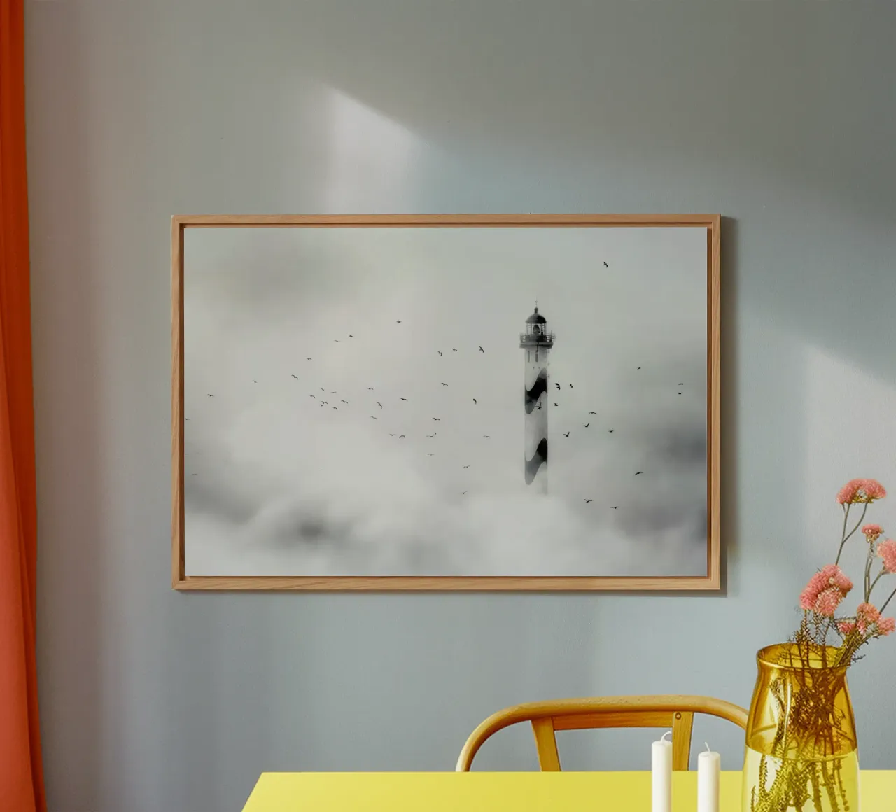The Fog - Piet Flour alluminio dibond da Pictufy