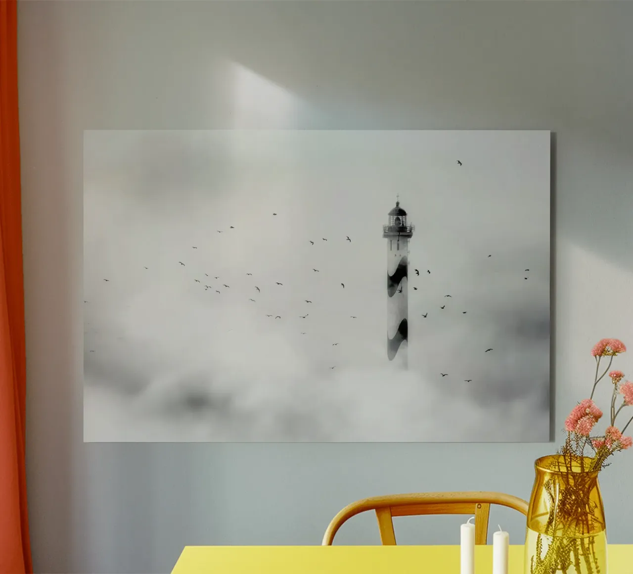 The Fog - Piet Flour alluminio dibond da Pictufy