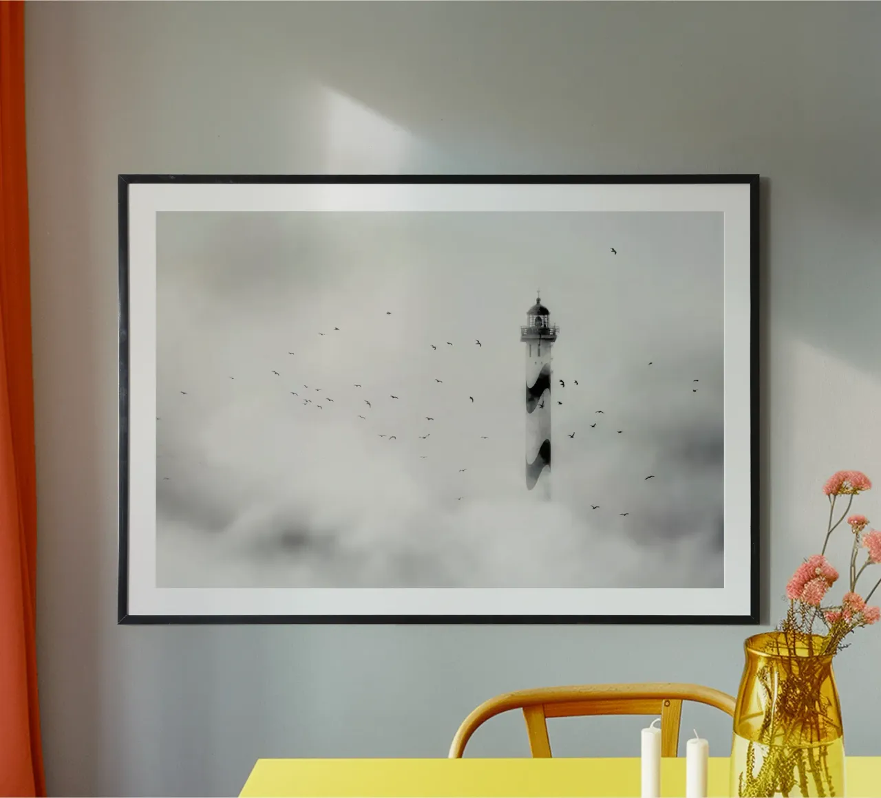 The Fog - Piet Flour carta hahnemühle da Pictufy